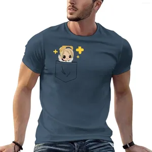 T-shirt de curador de bolso masculino de bolos enorme vintage