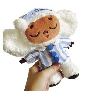 Cute Cheburashka Plush Toy Big Eyes Monkey with Clothes Soft Russia Anime Baby Kids Sleep Appease Doll Toys for Children