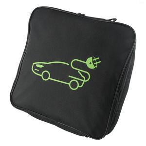 Bilarrangör Stylish Dålig högkvalitativ praktisk lagringspåse Auto Parts Charger Case 1 PCS 32x32x10cm Black Oxford Tyg