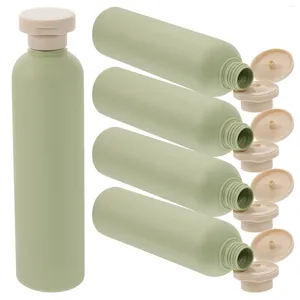 Butelki do przechowywania 5 szt. Puste butelka do włosów plastikowe szampon do napełniania klapka korekcja odżywka krem ​​kremowy