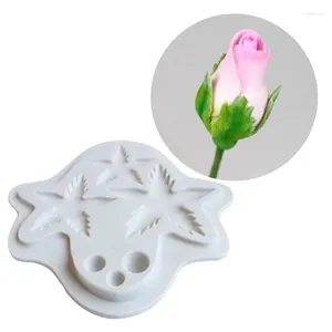 Stampi da forno 1 set di pre -fiore calice 3 set stampo morbido gel silice gel decorazione di decorazioni in gomma cioccolato