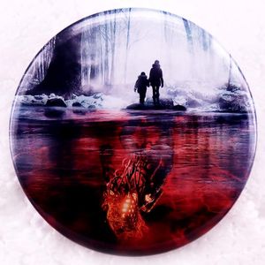 58mm horror game horror piccone gambo cingi film anime games games per spilli da smalto