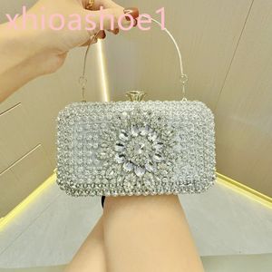 ag Luxury Designer Shoulder Bag Womens Crystal Handbag Metal Beads Sparkling Diamond Celebrity Underarm Bag Crossbody Womens Wallet Luxury Shopping 308-2