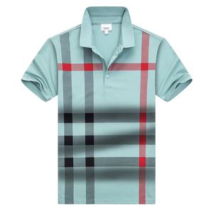 2024 Sommer neuer Designer Leads das Modegeschäft Herren T-Shirt Pure Cotton Polo Shirt Young Männer Luxus atmungsaktives Lampen-Kurzärmer-Freizeitkleidung