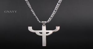 jewelry 3242mm size Gothic Punk Judas Priest Necklace Stainless Steel Men039s Favorite Pendant merch logo symbol Char2452178