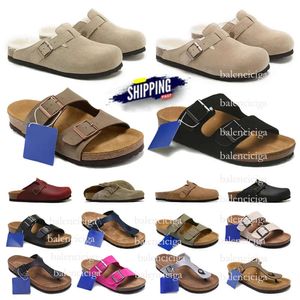 Bostons zoccolo Birkinstock Designer Slides Platform pantofole per camera da donna donna uomo uomo berkinstock sandali sandali berkin b