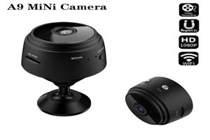 A9 1080p Full HD Mini -Video Camera Wi -Fi IP bezprzewodowe kamery bezpieczeństwa wewnętrzne Home Surveillance Mała kamera dla dziecka SAFE2997085