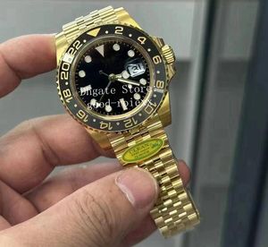 Męski szary czarny ceramiczny czysty zegarki Mężczyźni Automatyczny cal.3285 Dandong CF zegarek 40 mm żółte złoto Cleanf 904L Steel ETA 126718 zegarki na rękę