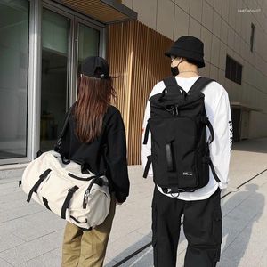 Backpack wielofunkcyjny moda ramion nylonowa wodoodporna duża pojemność niewielka podróż torba na torebki sportowe torebki fitness