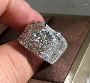 Pierścionki ślubne Dainty złoty srebrny pierścionek kolorowy luksus kryształowy kamień klasyczny biały zaręczyny cyrkon