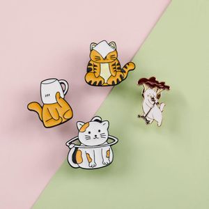 Girl Pet Animals Anamel Pins Film Game Film Film Pin Film di anime Giochi Pins duro con spillo a battuta da backpack da backpack battini badge.