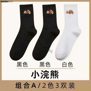 Socks Designer Sock Luxury Palm Socks 2 Colour Fashion Angel Women And Men Brand Casual PA Bear Breathable Basketball Football 3 Pairs S 9343