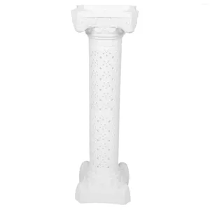 Decorative Flowers Roman Column Wedding Pillar Flower Vase Hollow Plastic Road Guiding Prop Supplies