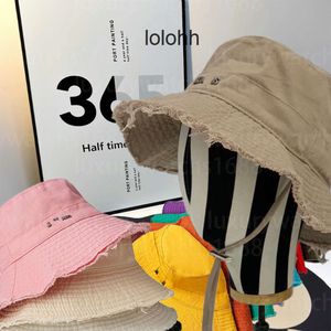 Designer Cappello da secchio per donne Luxury Mens Fashion Canvas Cappello da spiaggia Denim Casquette Bob Cappelli a bordo Cappello da sole estivo con cappello da cinturino da mento regolabile