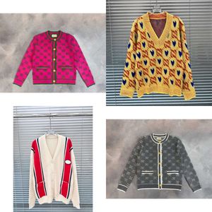 Designer Cardigan Women Polo Sweaters Button Up camisa letra clássica impressão moda moda regular casual manga comprida camisola de jaqueta de casaco