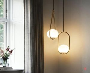 Nowoczesne szklane lampy wiszące kulki globe hanging lampy jadalnia domowe urządzenia kuchenne wisząca lampa oświetleniowa 9074222