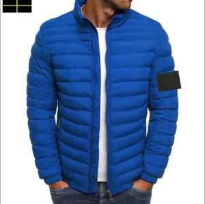 Stone Jacket Island Men S Down Parkas zimowa kurtka cienka i lekka wygodna wiatroodporna stojak na kołnierz ciepłe kurtki Slim Quality Brand Płaszcz A8