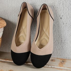 Casual Shoes Flat Women's 2024 Summer Explosions French Milk Sticke Breatble Old Peking Tyg