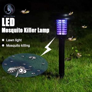 Mosquito zabójcze lampy Mosquito zabójstwo lampa słoneczna zabójca owada Led Owad Owad Outdoor Mosquito Killer Mosquito Repellent YQ240417