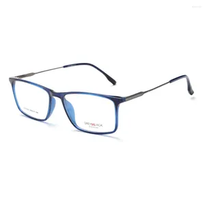 Sonnenbrillen Frames klassische Rechteck Brillen für Männer Frauen flexible Tr -Retro -Spektakel Brille Brille Rahmen mit Federbeinen