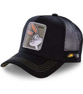 Bunny Mesh Cap çizgi film babası şapka anime yama kamyoncu beyzbol kapağı snapback erkekler ve kadınlar yaz nefes alabilen açık eğlence kapsları264f3364510