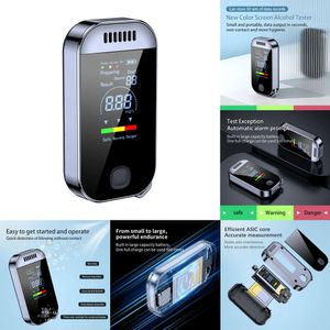 New Brand New Professional Breathalyzer for Drunk Driving with Digital Display USB Rechargeable Breath Alcohol Tester