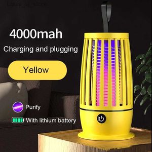 Mosquito Killer Lamps Electric USB mosquito repellent lamp silent insect radiation proof fly charging plug outdoor tools YQ240417