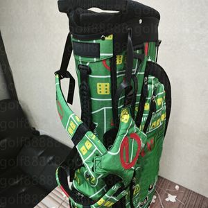 Сумки для гольфа стоят мешки с зеленым красным кружком T Cracket Bag Сумки для гольфа Большой диаметр и многопрофильный материал.