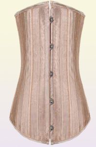 Xxs xs Underbust Bustier Korsett Frauen Kleider schlanker Tailentrainer 26 Stahl Knochen Hochzeitskörper Shaper Schnürung Cincher Gürtelgürtel T8510980