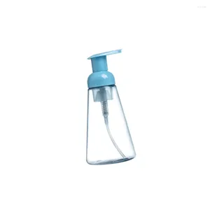 Storage Bottles Conical Pump Bottle Foaming Facial Cleanser Dispenser For Shampoos Liquid Soap Size M Blue