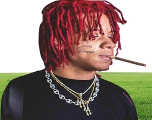 14 pingente digital Trippie Redd Rapper Hip Hop Zircon Colar6457407