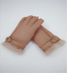 High Quality against the cold Men039s Leather Gloves Warm Gloves Ski Travel Wool Gloves 6752097