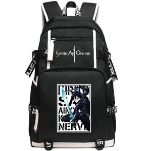 Kirigaya Kazuto backpack Sword Art Online day pack Nice anime school bag Print packsack Computer rucksack Sport schoolbag Outdoor 9436644