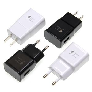 Адаптивная быстрая зарядка USB Wall Quick Charger Full 5V 2A Адаптер US EU Fulf для Samsung Galaxy S20 S10 S9 S8 S6 Примечание 10