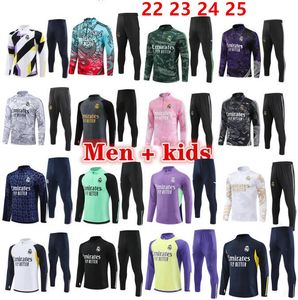 2023 2024 2025 Real Madrids Trainingsanzug Vini Jr Bellingham 23/24/25 Real Madrides Long Sleeves Männer Kinder Fußball Sportbekleidung Chandal Futbol Survetement