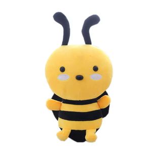 Toptan küçük küçük büyük boyutlu sevimli oem doldurulmuş hayvan peluş yastık yumuşak arı oyuncak