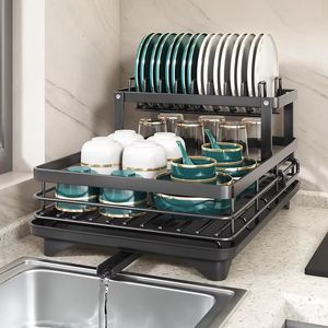 Cucina posate per posate per pnelitta organizzatore piastra multifunzione di grande capacità di asciugatura porta tavolino supporto per cucina 240417