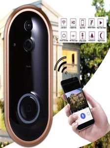 Smart WiFi Doorbell Pierścień Piersz Pir Motion Detekcja Bezprzewodowa Kamera do drzwi dla mieszkań dla Visitor Alarm Waterproof Security Camera14843253