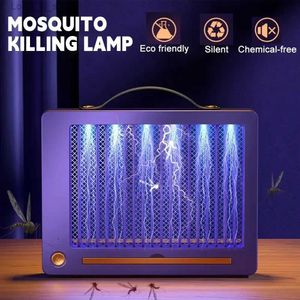 Mückenkillerlampen Neue Wandmontage Electric Mosquito Killer Fly Bettwanzen und lautloses YQ240417