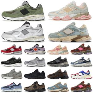 Neue Designerschuhe 9060 990v3 Jjjjound Männer Frauen Sneaker Meersalz dreifache schwarze Regenwolke grau Arbeitspeur