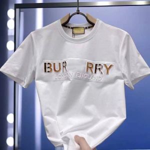 Haute Edition Womens T-Shirt Fransız Moda Giyim İki B Mektup Grafik Baskı Çifti Moda Pamuk Yuvarlak Boyun XXXL 4XL Kısa Kollu Üst T-Shirt