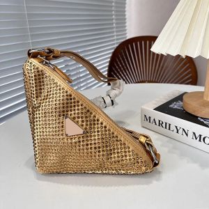 Crystal Diamond Crossbody Worka Paftan Porther Bag torebka Kobiet Trójkąt Torka na ramię