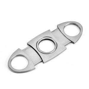 50 X Free Shipping New Pocket Stainless Steel Cigar Cutter Knife Double Blades Scissors Shears Scissor 11 LL