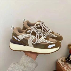 Casual Shoes Plattform Sneakers 2024 Frühling Frauen Sports Chunky Flats Tennis weiblich harajuku vulkanisieren Korbschuhschuhe