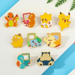 Acessórios para desenhos animados Game Magical Elf Turtle Pin Filmes Cute Games Hard Pins de esmalte coletor Metal Broche Backpack Bag Saco de colarinho lape dhpwj