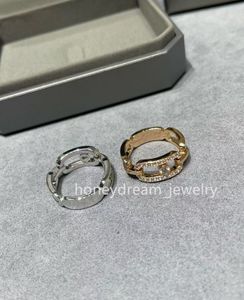 anello muoversi a scorrimento di design diamantato a diamante di lusso gioiello fine ciondolo k love cuore saturno pianeta trifoglio moissanite in argento sterling