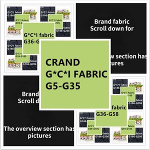 G5-35 Marca Jacquard Dress Dress Dress Home Curtain Sofá Capa Diy camisa de camisa Diy Designer Fabric
