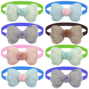 Köpek kıyafetleri 50/100pcs köpekler için dökme yaylar moda sevimli papyon küçük kedi bowties yaka evcil hayvan tımar ürünleri erişim