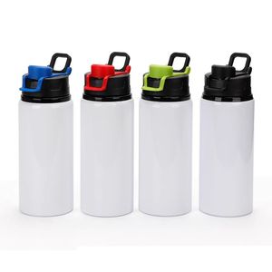 20oz Sublimation Aluminum Water Bottle Reusable Leak Proof Sport Travel Tumbler Wide Mouth Drinking Cups Blanks DIY Heat Transfer Mug With Lids