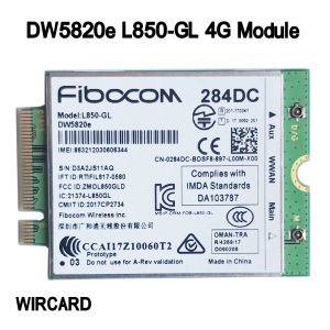 Modems DW5820E L850GL LTE 4G Módulo 0284DC 284DC para o laptop Dell 3500 5400